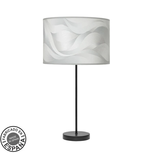 Lampe de table Fabrilamp Moda en métal noir E27