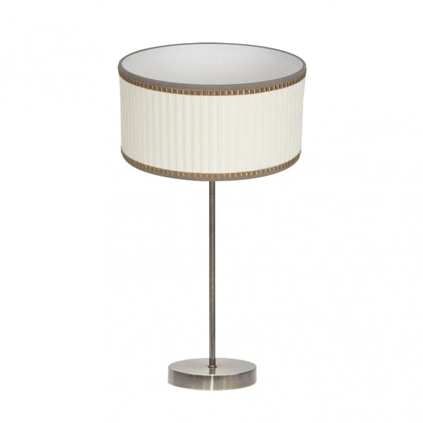 Lampe de table Fabrilamp Soprano en cuir E27