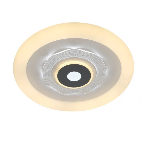 Plafonnier encastré Fabrilamp Anthe en métal blanc