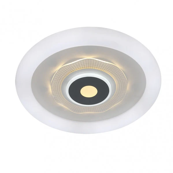 Plafonnier encastré Fabrilamp Anthe en métal blanc