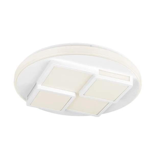 Plafonnier encastré Fabrilamp Lavi en métal blanc