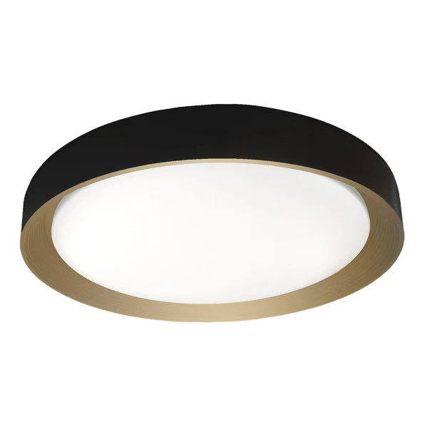 Plafonnier encastré Fabrilamp Lucy en métal noir