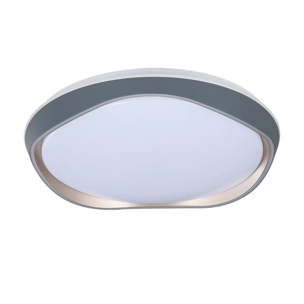 Plafonnier encastré Fabrilamp, métal gris Kamuk