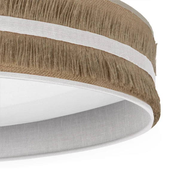 Plafonnier encastré Fabrilamp Natalia textil