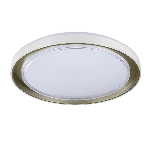 Plafonnier encastré Fabrilamp Tengri en métal blanc
