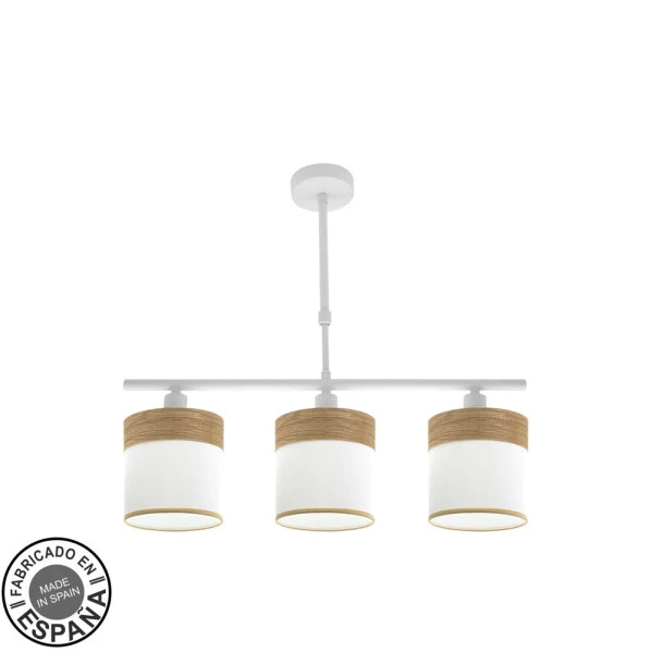 Plafonnier Fabrilamp Cloe blanc E14