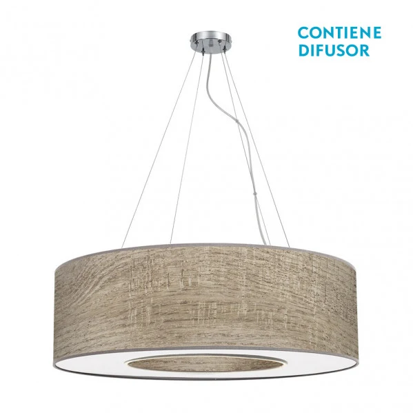 Suspension Fabrilamp Haiti chromée E27