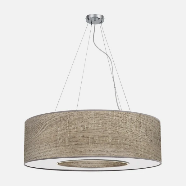 Suspension Fabrilamp Haiti chromée E27
