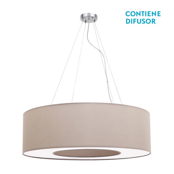 Suspension Fabrilamp Haiti chromée E27