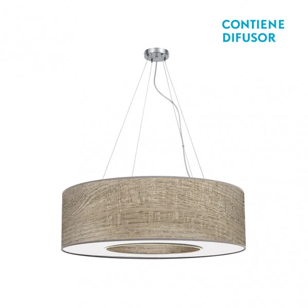 Suspension Fabrilamp Haiti chromée E27