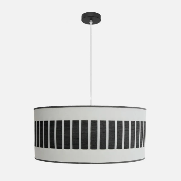 Suspension Fabrilamp Ivanna en métal blanc E27