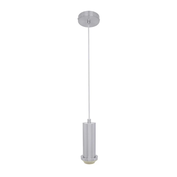 Suspension Fabrilamp Minue en métal chromé E27