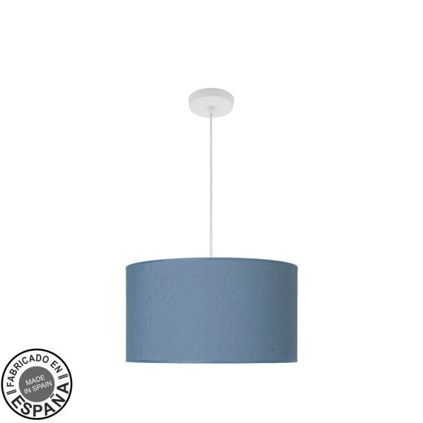 Suspension Fabrilamp Moda en métal blanc E27