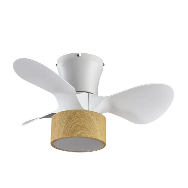 Ventilateur de plafond Fabrilamp Olga en métal blanc