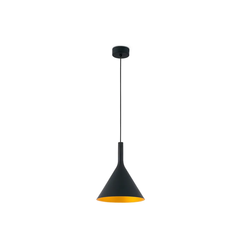 Applique murale d'appoint FARO Barcelona Pam, acier noir, LED, H 180,5 cm