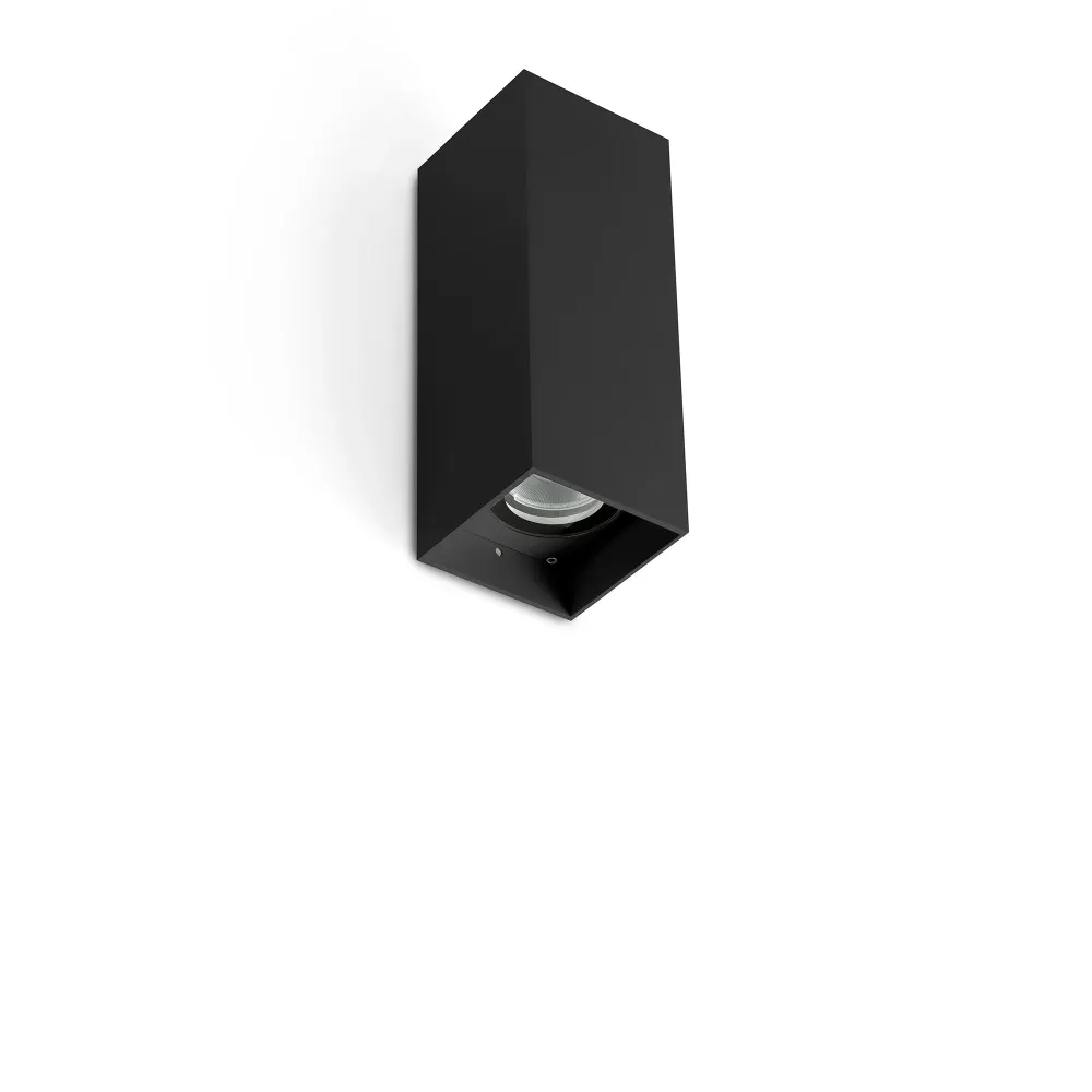 Applique murale extérieure FARO Barcelona Kov en aluminium blanc LED H 13,8 cm