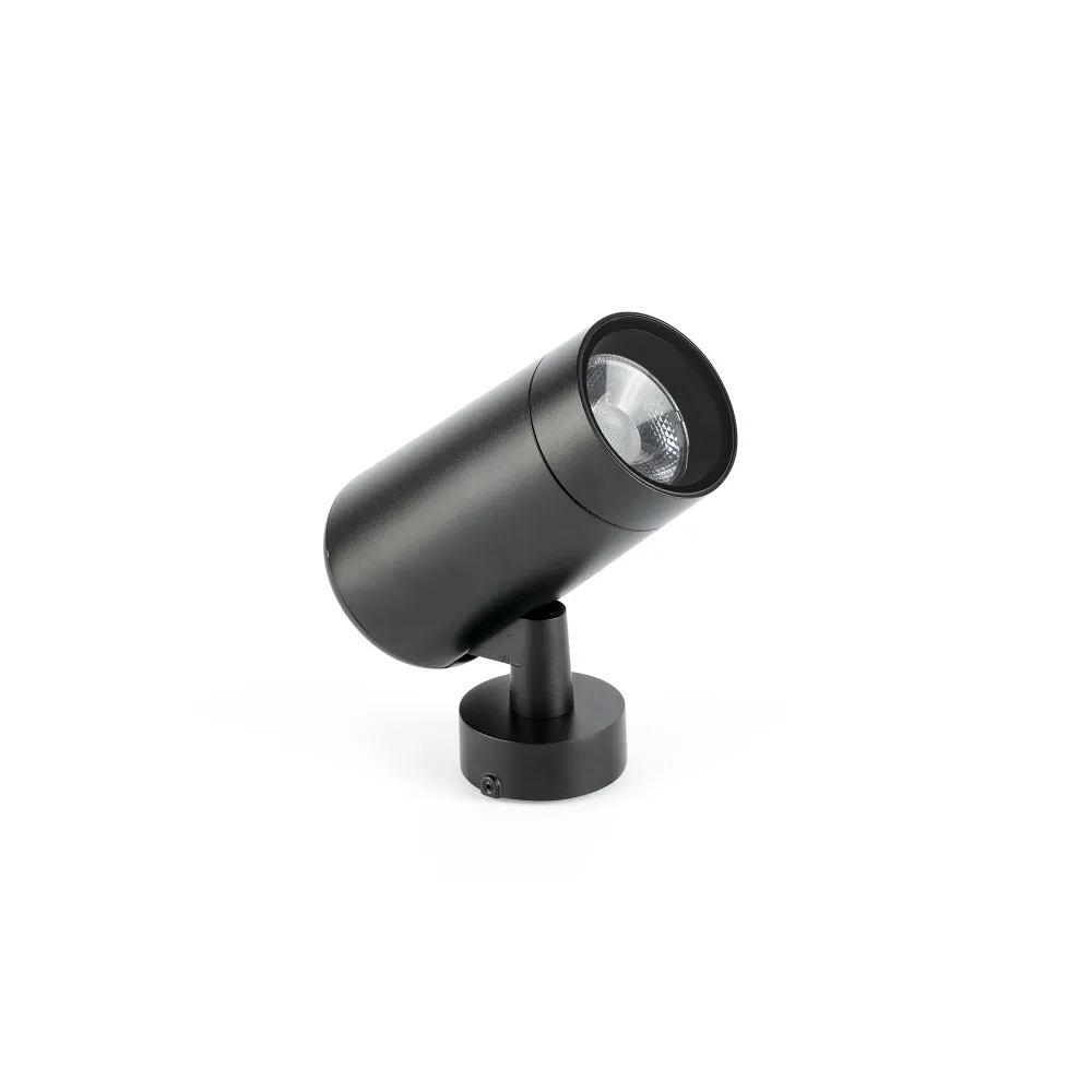 Applique murale extérieure FARO Barcelona Puk en aluminium noir LED