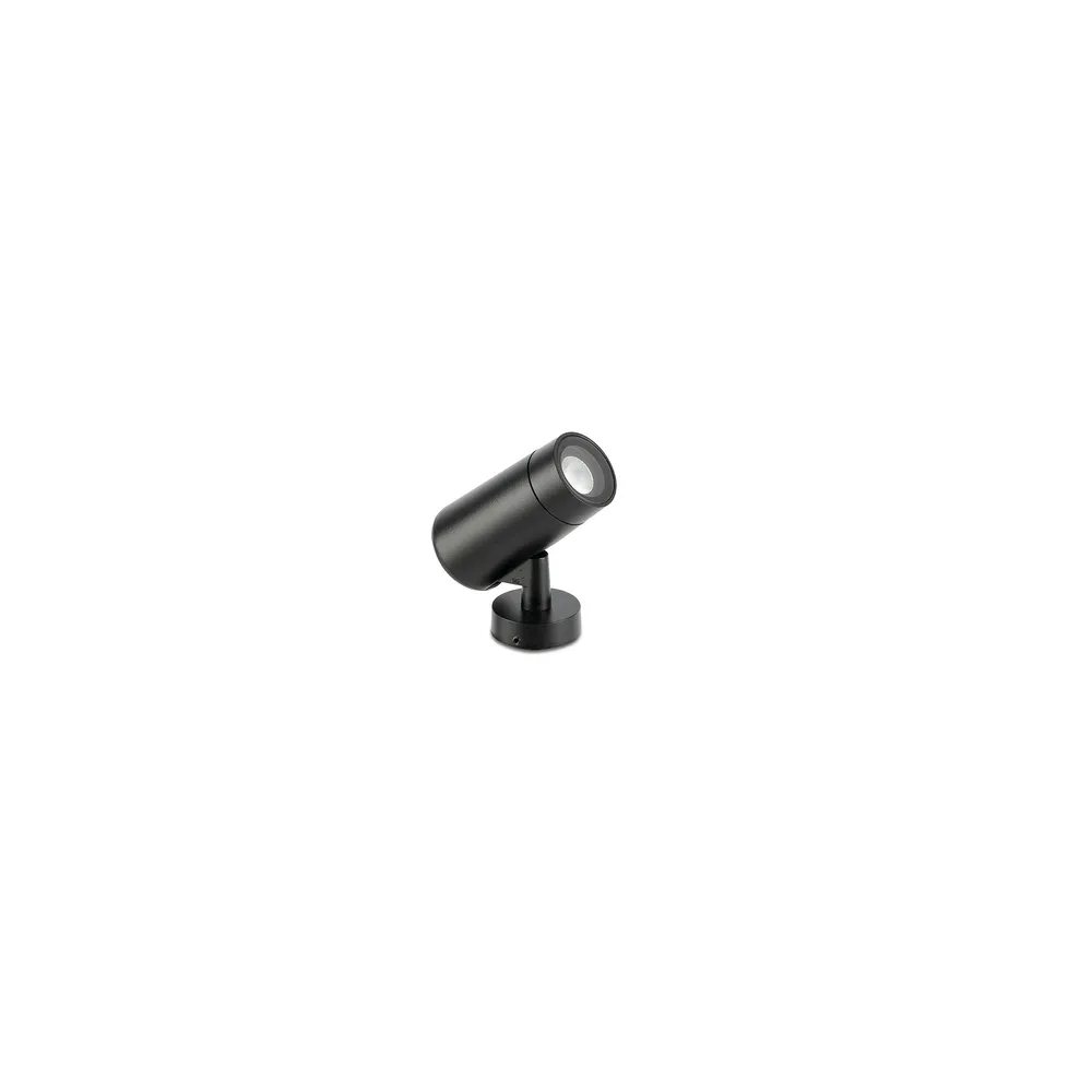 Applique murale extérieure FARO Barcelona Puk en aluminium noir LED