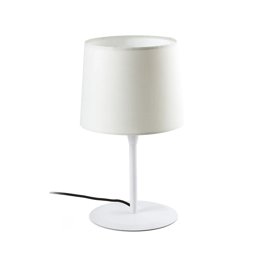 Applique murale FARO Barcelona Conga, acier blanc mat, douille E27, hauteur 48,5 cm White