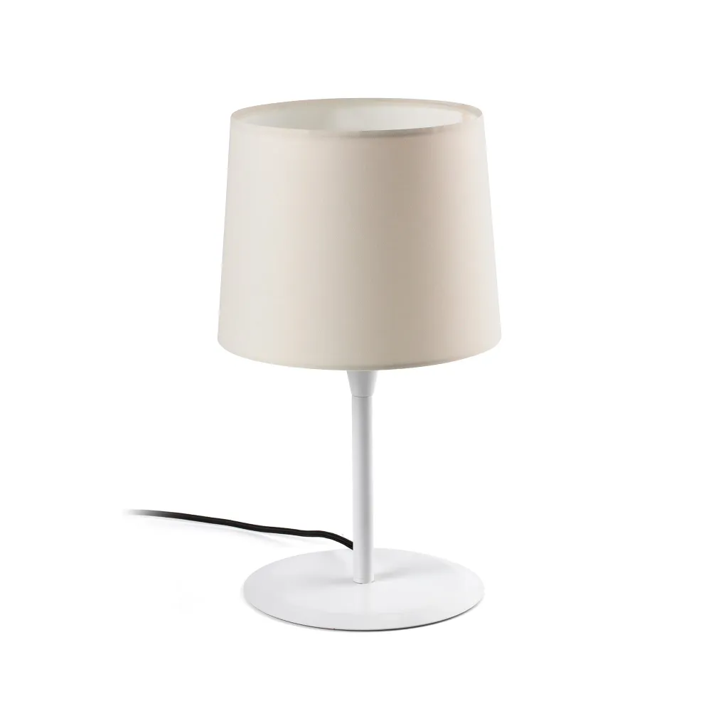 Applique murale FARO Barcelona Conga, acier blanc mat, douille E27, hauteur 48,5 cm White