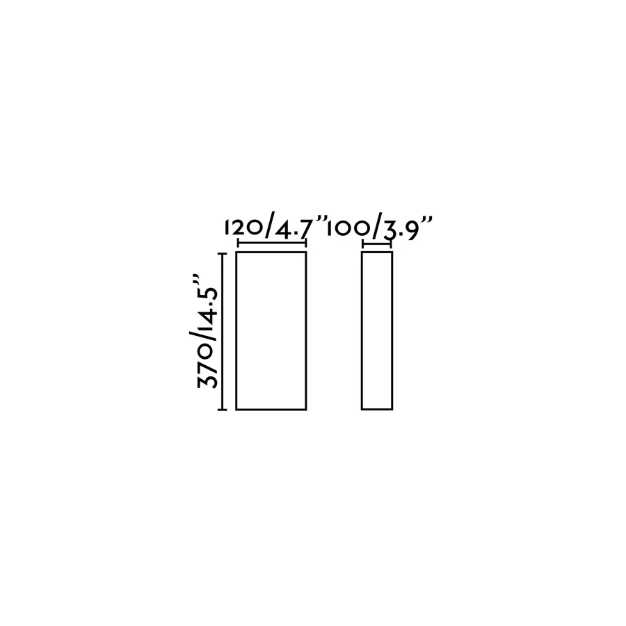 Applique murale FARO Barcelona Cotton, acier blanc mat, douille E27, hauteur 37 cm Beige