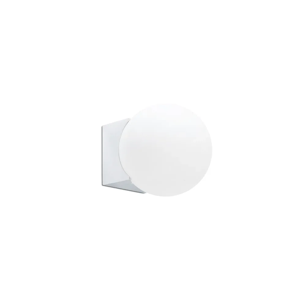 Applique murale FARO Barcelona Lago, boîtier en aluminium chromé, douille G9, hauteur 15 cm.