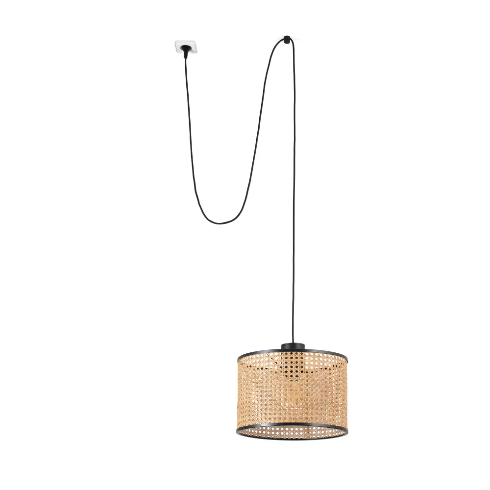 Applique murale FARO Barcelona Mambo, acier noir, douille E27, hauteur 526,6 cm