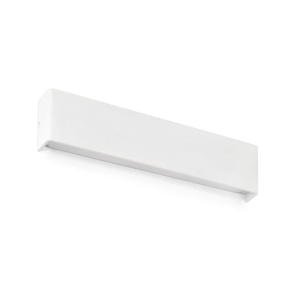 Applique murale FARO Barcelona Nash, aluminium blanc mat, LED, H 9,0 cm Matt