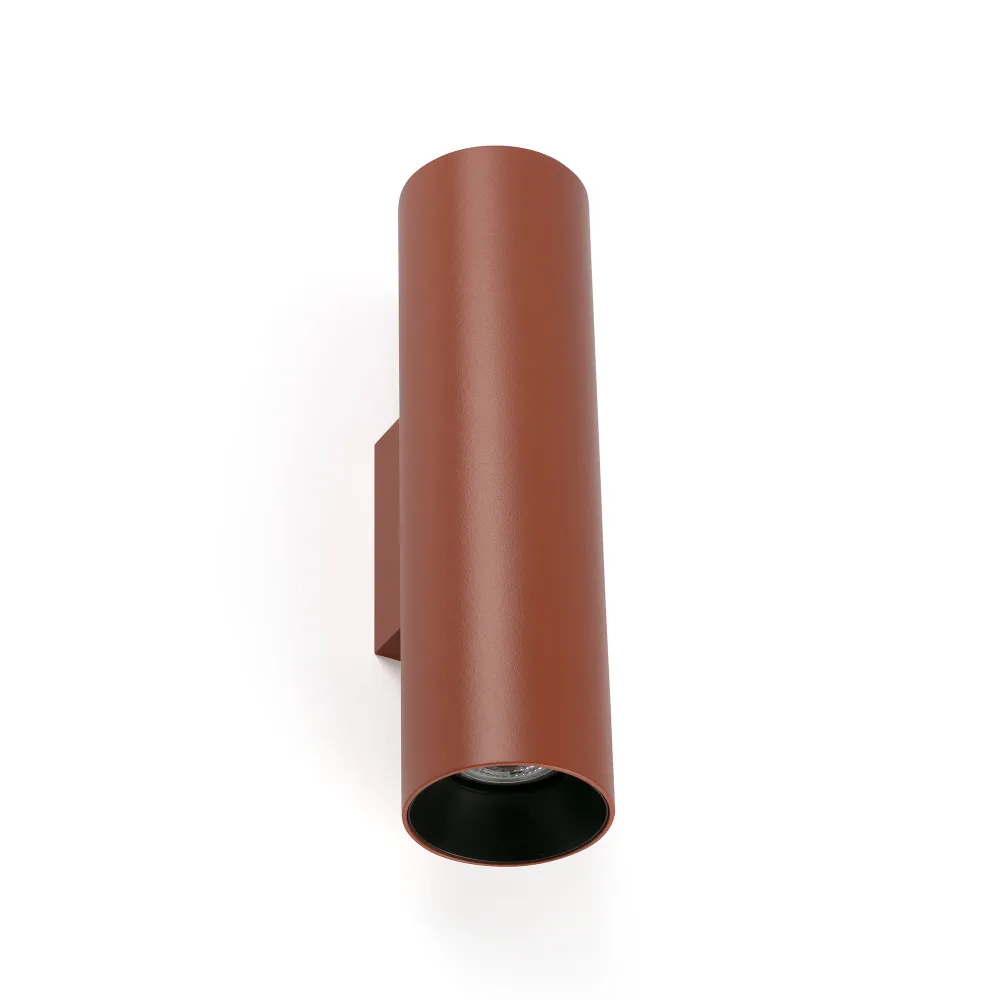 Applique murale FARO Barcelona Stan en aluminium et terre cuite, douille GU10, hauteur 22,5 cm
