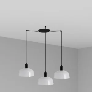 Applique murale FARO Barcelona Tatawin en acier noir E27 Opal