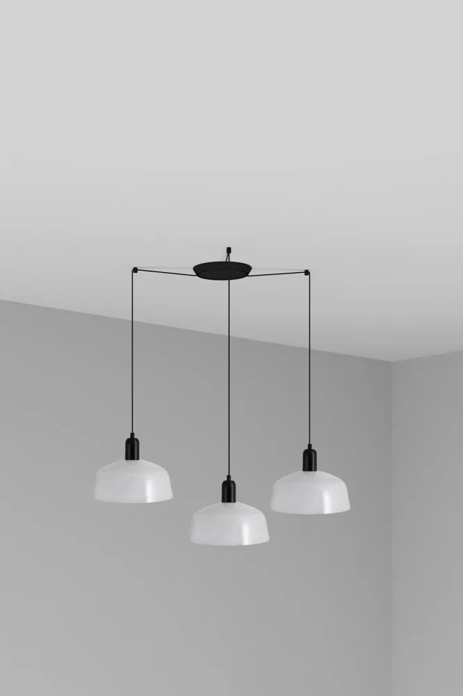 Applique murale FARO Barcelona Tatawin en acier noir E27 Opal
