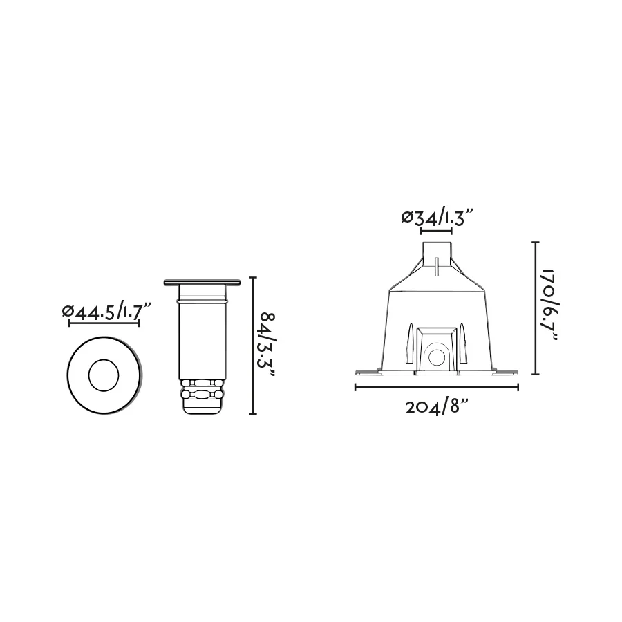 FARO Barcelona Nok projecteur en acier inoxydable satiné LED