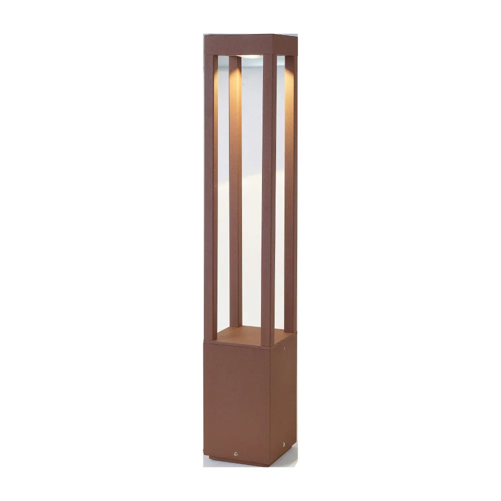Lampadaire FARO Barcelona Agra en aluminium marron LED H 65,0 cm