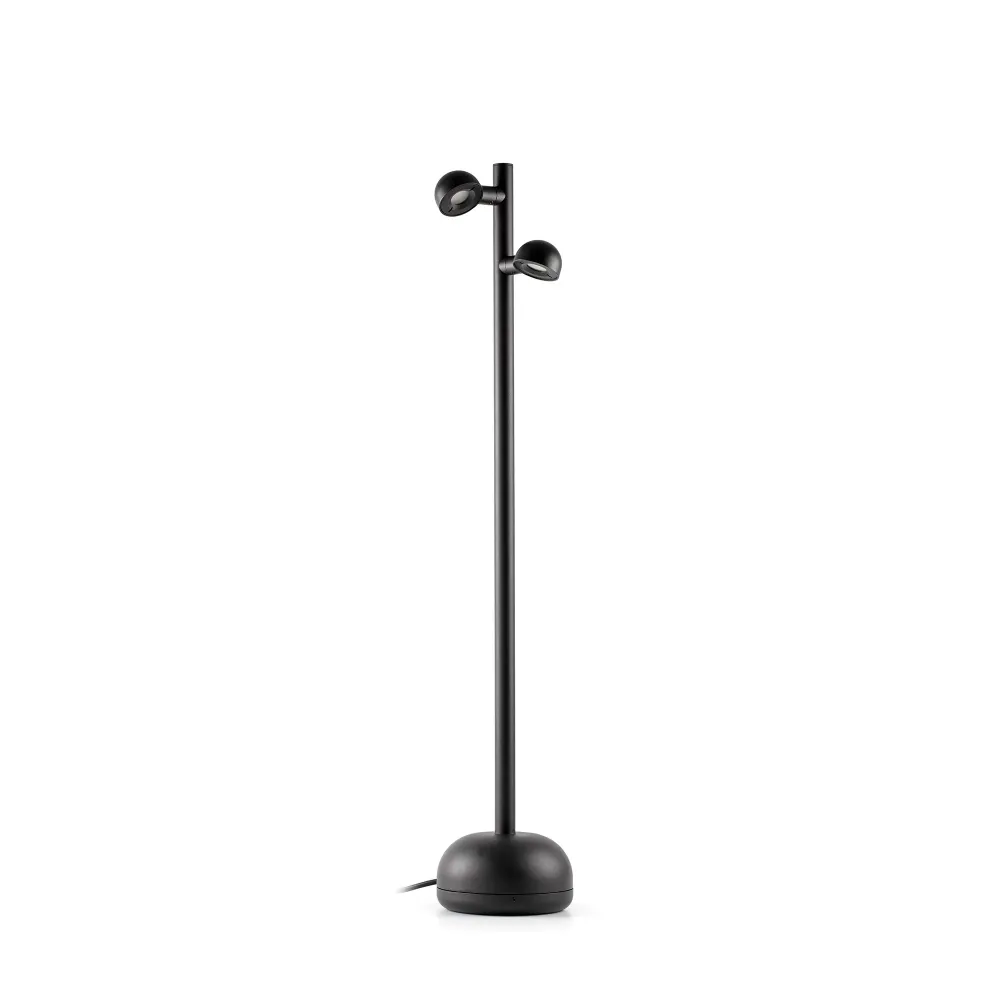 Lampadaire FARO Barcelona Brot en aluminium noir LED H 90,0 cm