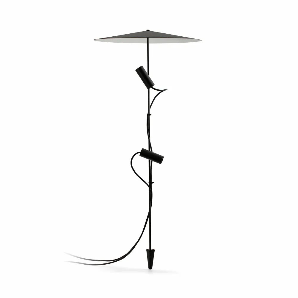 Lampadaire FARO Barcelona Clap en aluminium noir LED H 13,8 cm