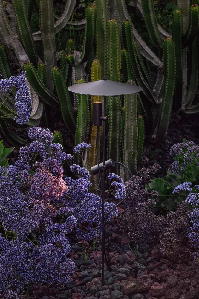 Lampadaire FARO Barcelona Clap en aluminium noir LED H 13,8 cm