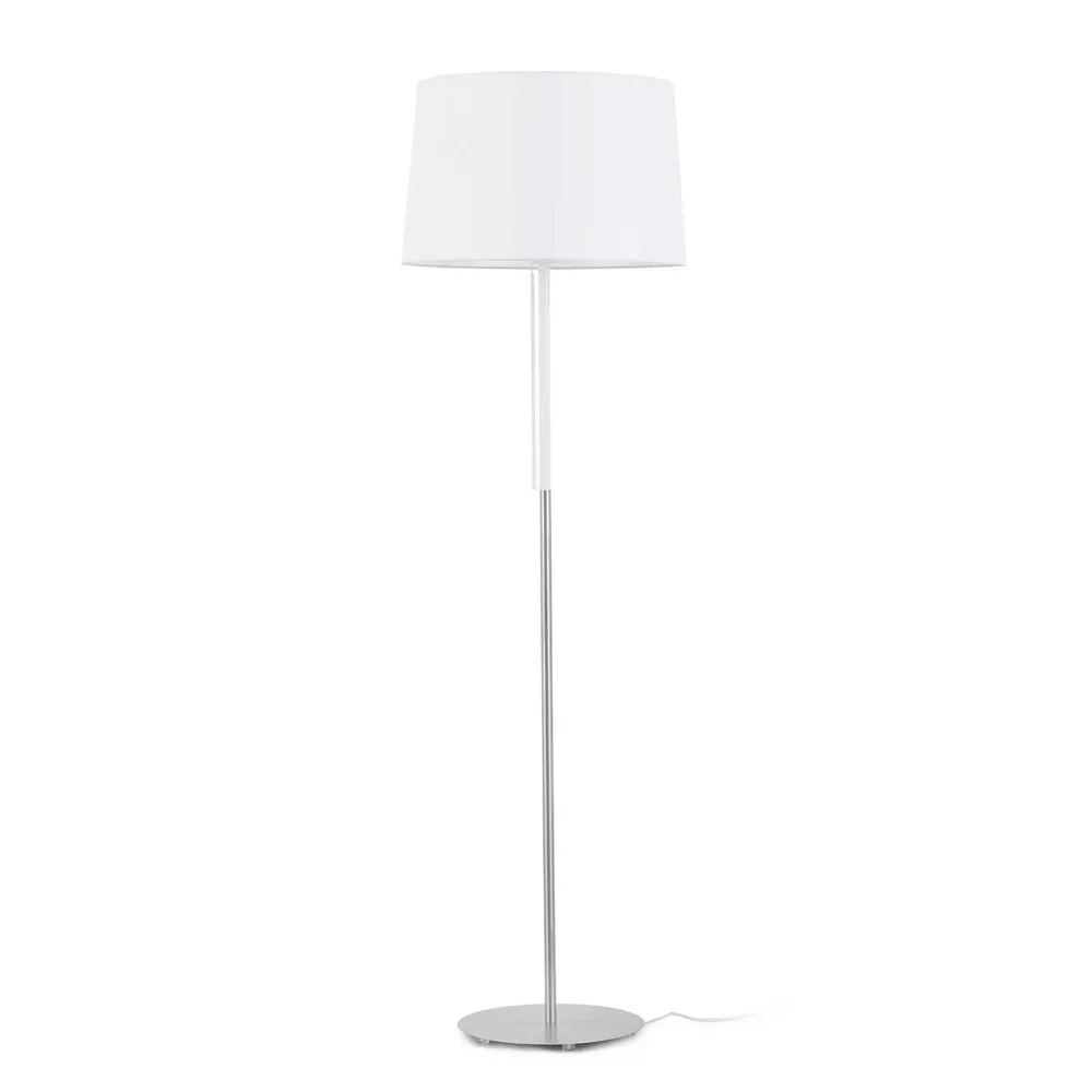 Lampadaire FARO Barcelona Volta, acier blanc mat, douille E27, hauteur 151 cm White