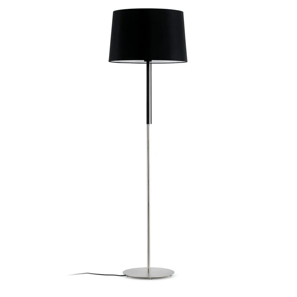 Lampadaire FARO Barcelona Volta, acier blanc mat, douille E27, hauteur 151 cm White