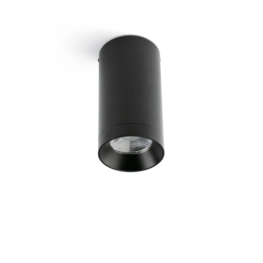 Plafonnier FARO Barcelona Puk en aluminium noir LED