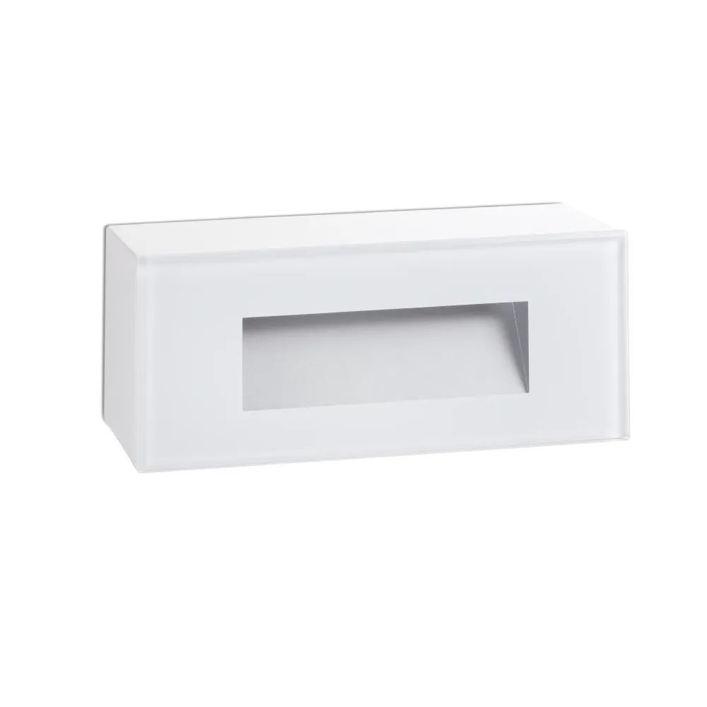 Projecteur FARO Barcelona Dart en polycarbonate blanc mat LED H 8,0 cm