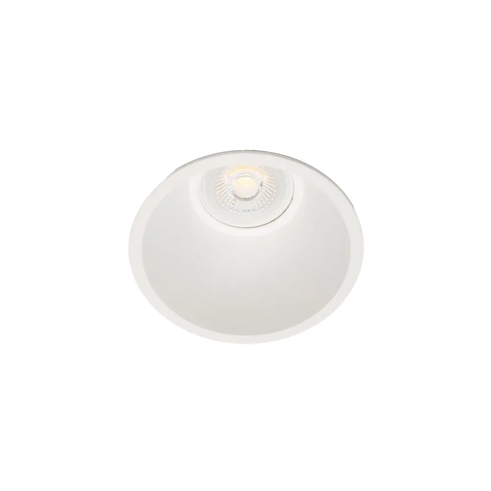 Spot encastré FARO Barcelona Fresh, aluminium blanc mat GU10, hauteur 13,3 cm Matt