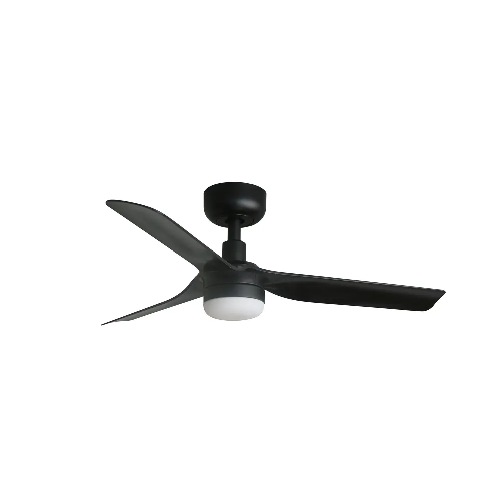 Ventilateur de plafond FARO Barcelona Mini Punt S, acier blanc mat, LED, hauteur 26,3 cm