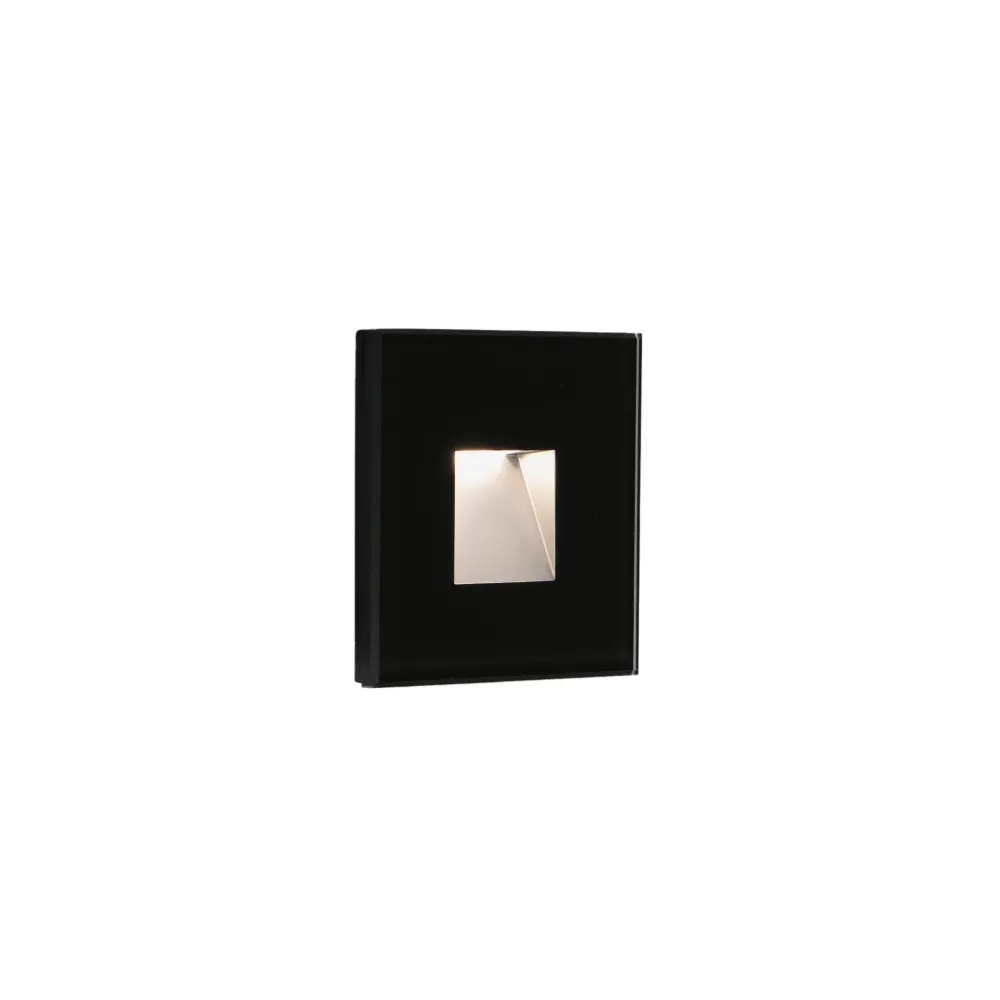 DART SQ Recessed Black Headlight 3000K 70273N Faro
