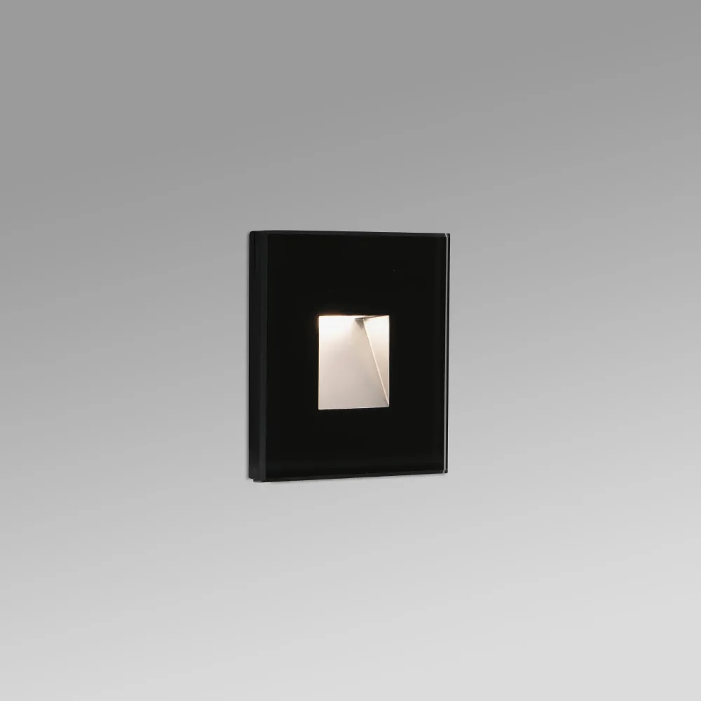 DART SQ Recessed Black Headlight 3000K 70273N Faro