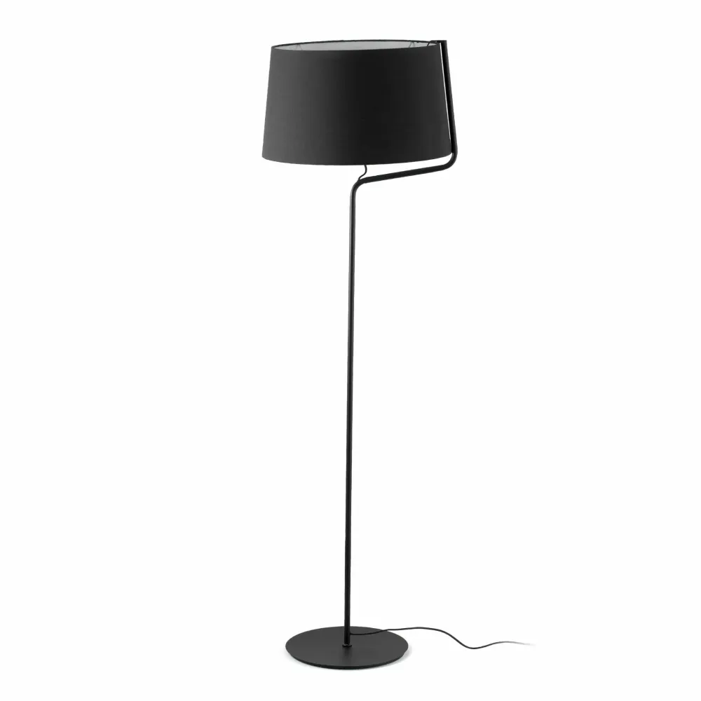 Faro BERNI Black living room floor lamp 29336