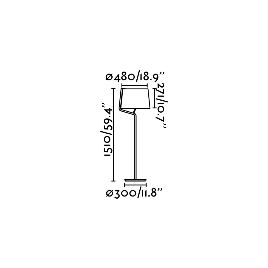 Faro BERNI Black living room floor lamp 29336