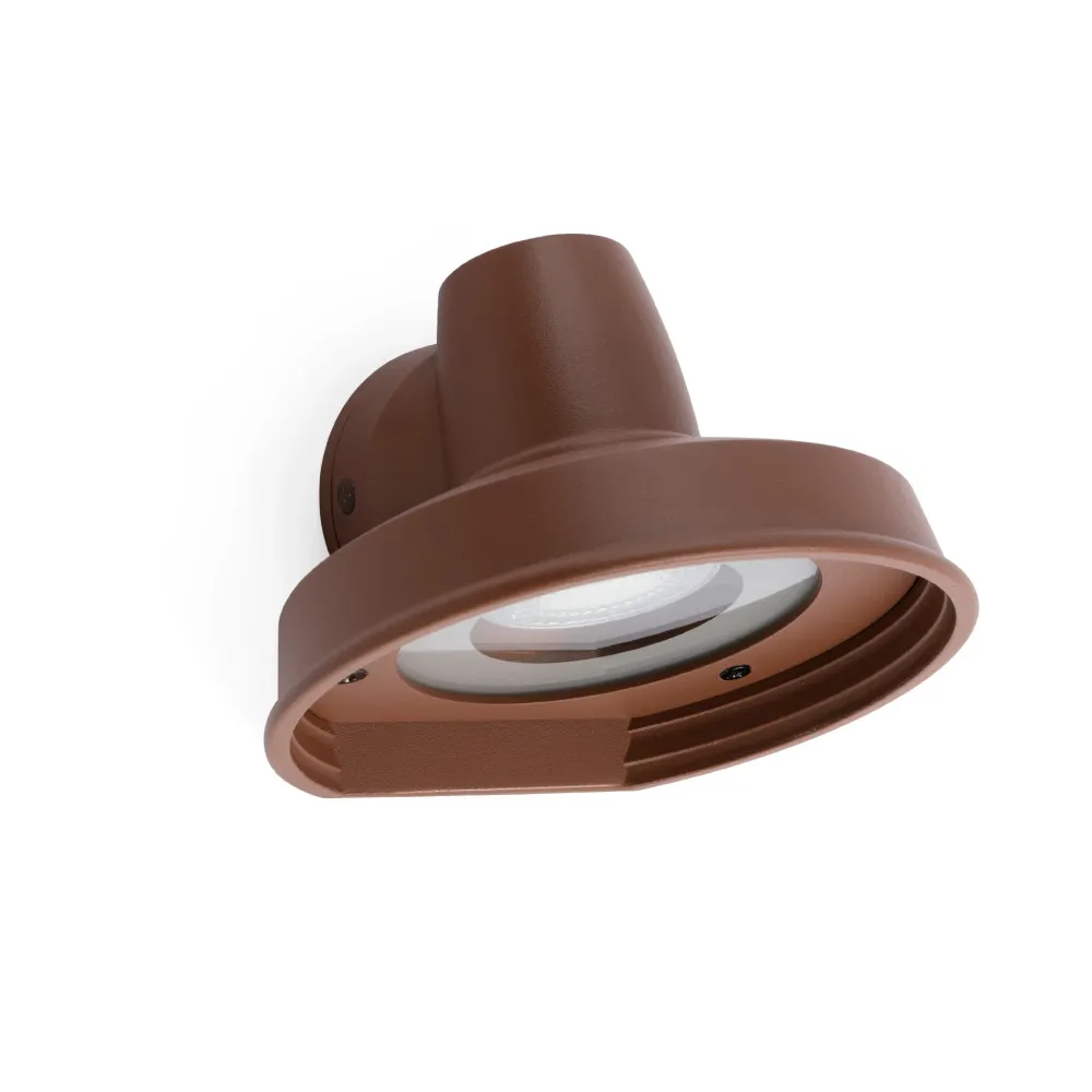 Faro Bronx Wall Lamp Brown 1Xgu10 Max 8W