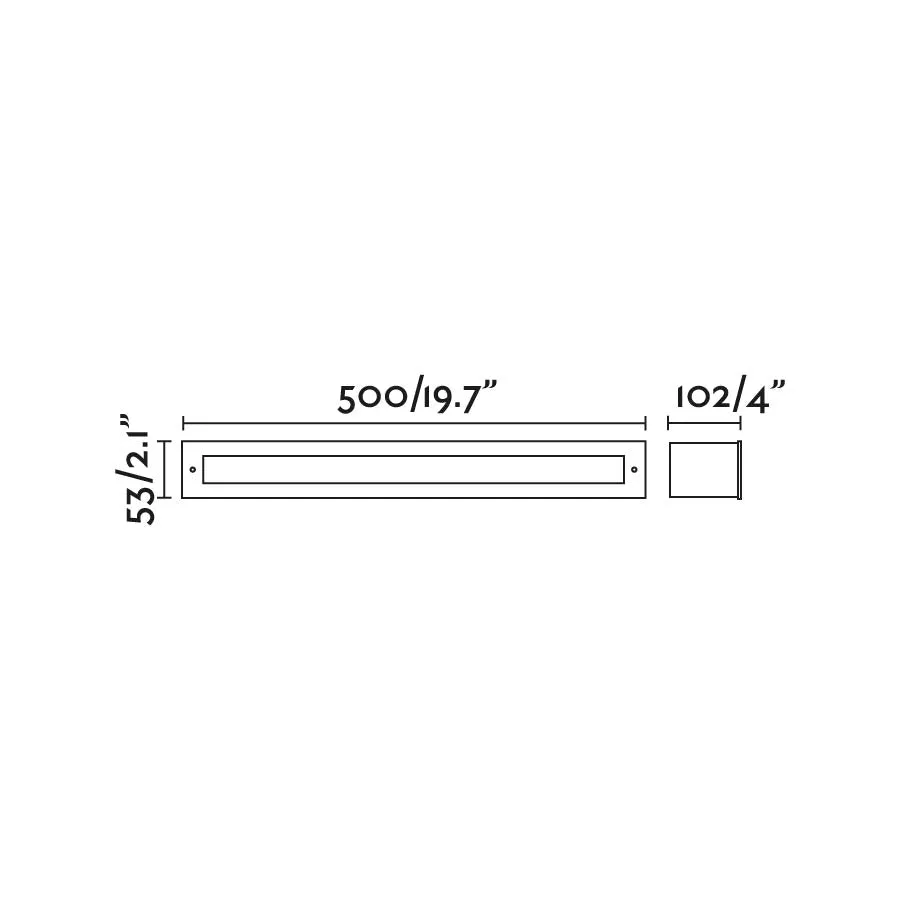 Faro Falls-50 Recessed Opal 24V