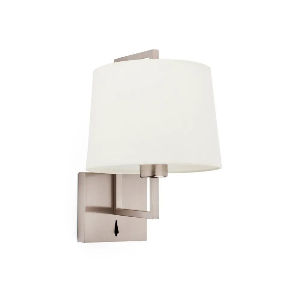 Faro FRAME Matt nickel/beige wall lamp 20170-02
