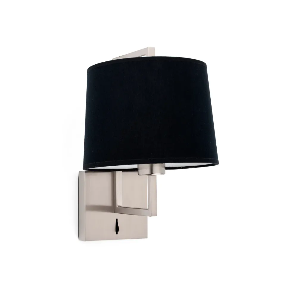 Faro FRAME Matt nickel/black wall lamp 20170-03